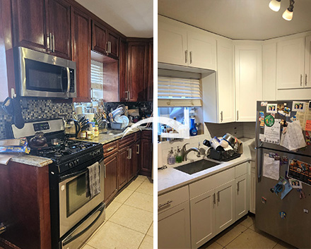 Kitchen Cabinet Reface in Fresh Meadows